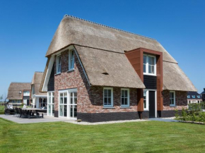 Beautiful, thatched villa with a terrace at the Tjeukemeer, Delfstrahuizen